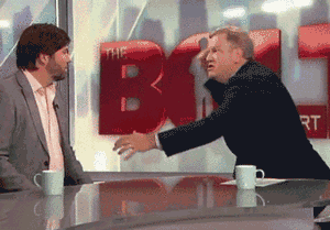 Image result for Images of Andrew Bolt yelling