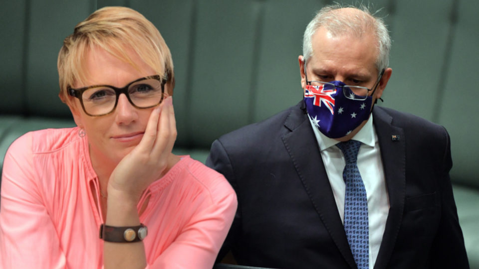 Scott Morrison and Zoe Daniel