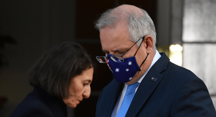 Gladys Berejiklian Scott Morrison NSW COVID-19