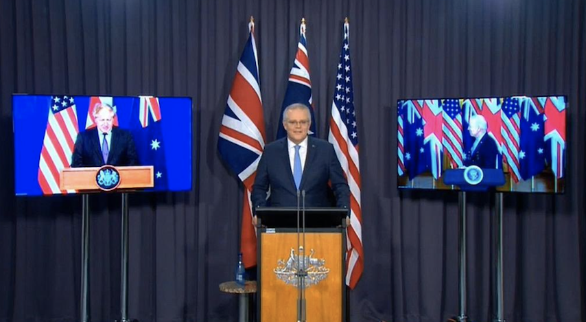 AUKUS, Prime Minister Scott Morrison, submarines