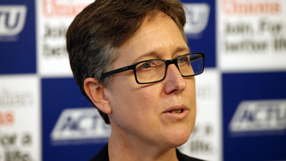 ACTU secretary Sally McManus unions