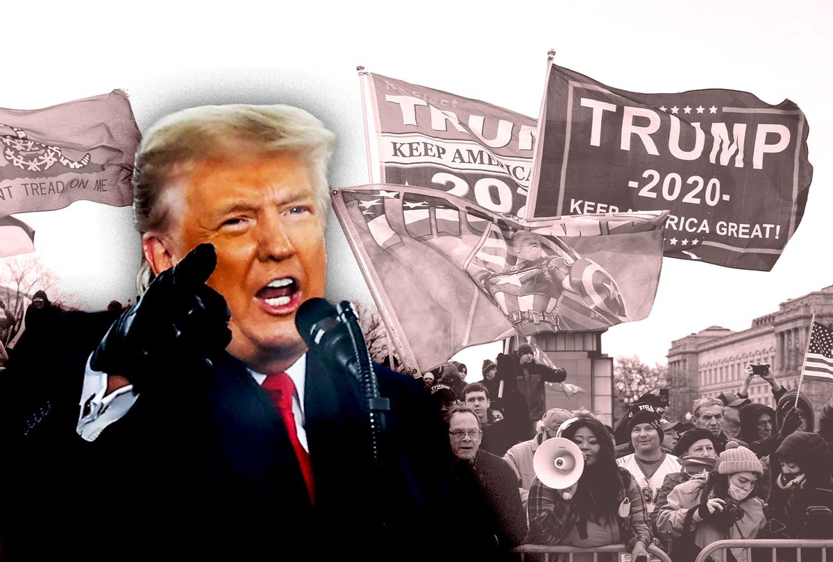 Donald Trump | The US Capitol Riot on January 6, 2021 (Photo illustration by Salon/Getty Images)