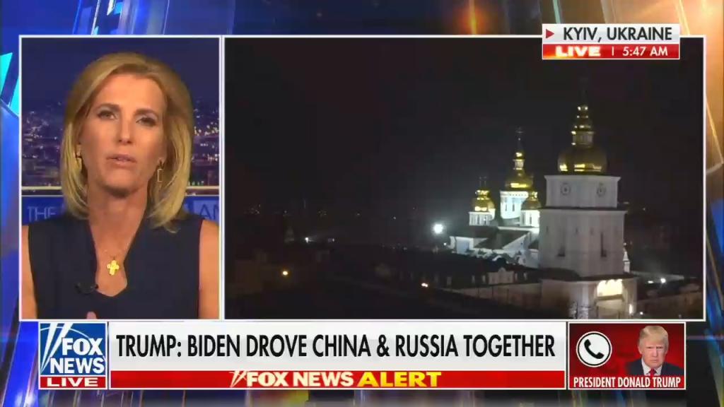 trump ingraham invasion 2/23/22