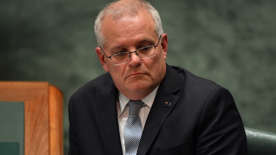Scott Morrison has struggled to account for his decision to break a promise to create a new federal anti-corruption watchdog.