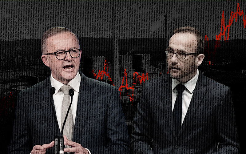 Albanese and Bandt: (Image: Grant Stuart)