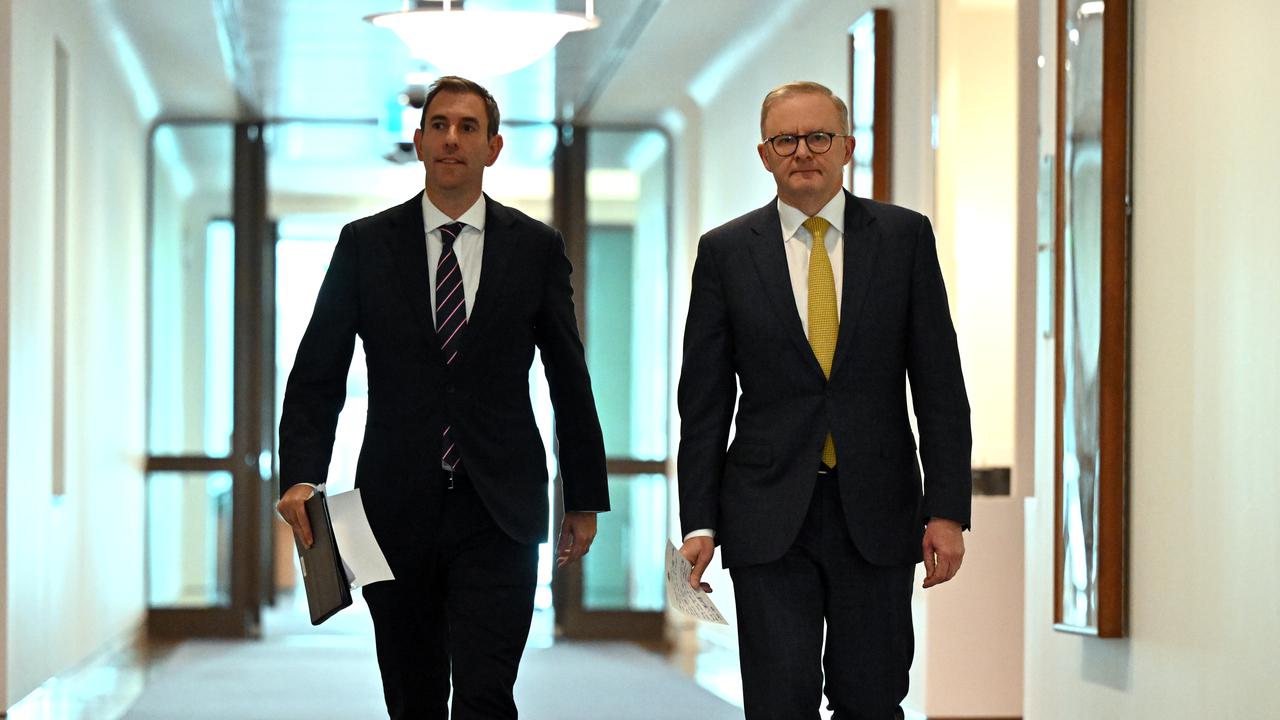 Jim Chalmers and Anthony Albanese