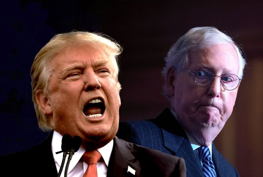 Donald Trump and Mitch McConnell (Photo illustration by Salon/Getty Images)