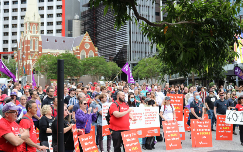 Education Strike in Brisbane October 2022