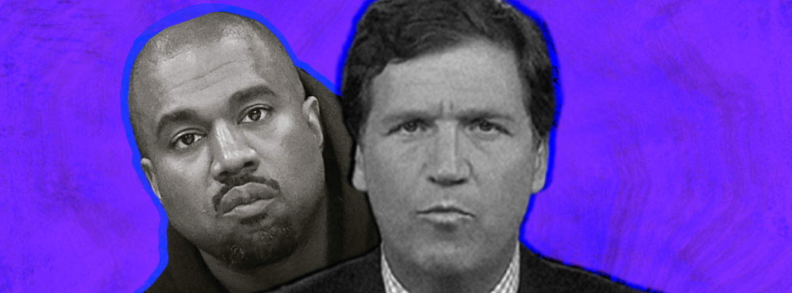 Tucker Carlson with Kanye West 