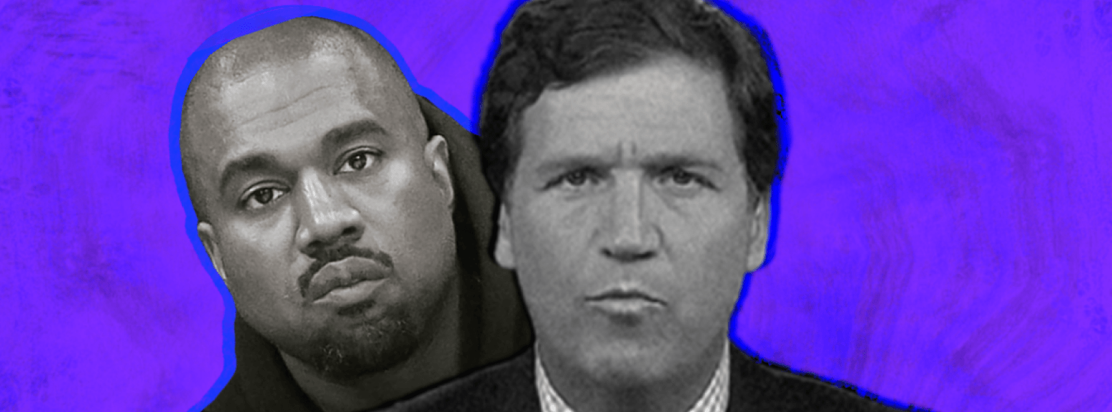 Tucker Carlson with Kanye West 