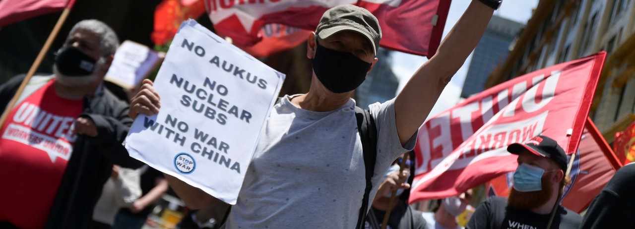 Australian anti-nuclear campaigners