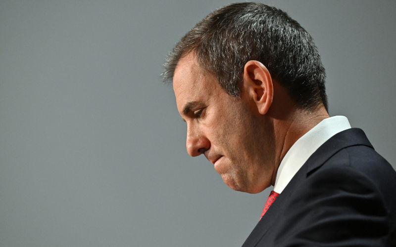 Treasurer Jim Chalmers at a press conference at Parliament House in Canberra, Wednesday, January 25, 2023. Image: AAP / Mick Tsikas