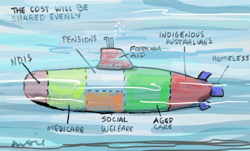 Alan Moir on the submarine deal