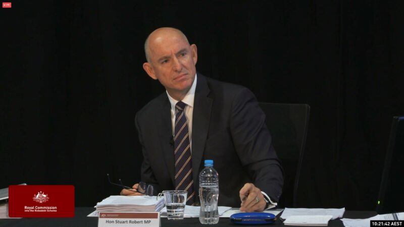 Stuart Robert at the Robodebt RC