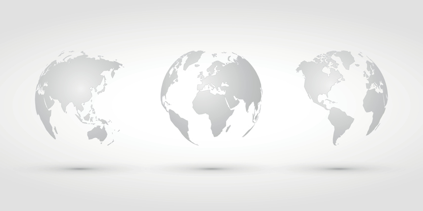 silver world globes showing different facets of the world Image: iStock/ MimaCZ