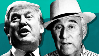Donald Trump and Roger Stone