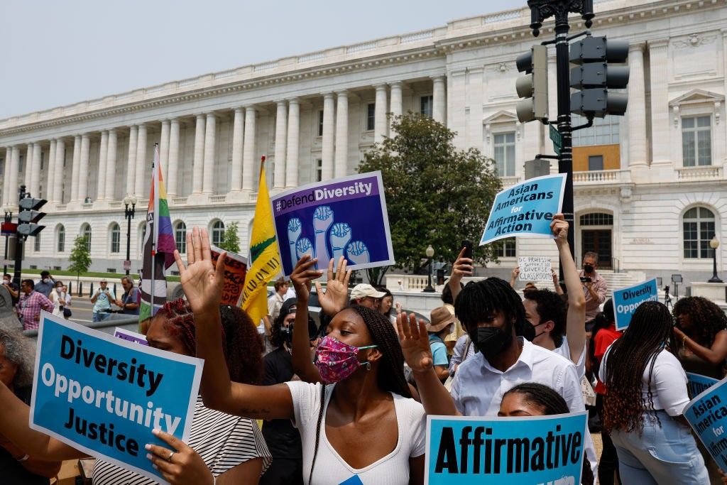 Pro-affirmative action demonstration.