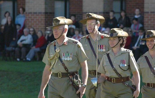 David Hurley, Paul Brereton and Kathryn Campbell