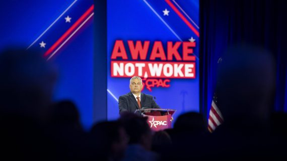 Viktor Orbán at CPAC in Texas in 2022
