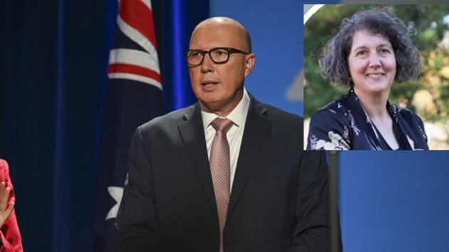 Peter Dutton and Jaala Hinchcliffe