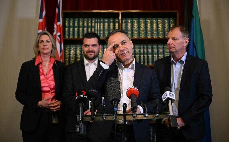 John Pesutto with leadership team