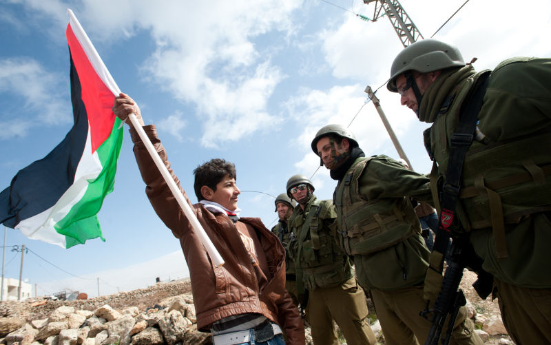 West Bank Anti-Wall Demonstration.