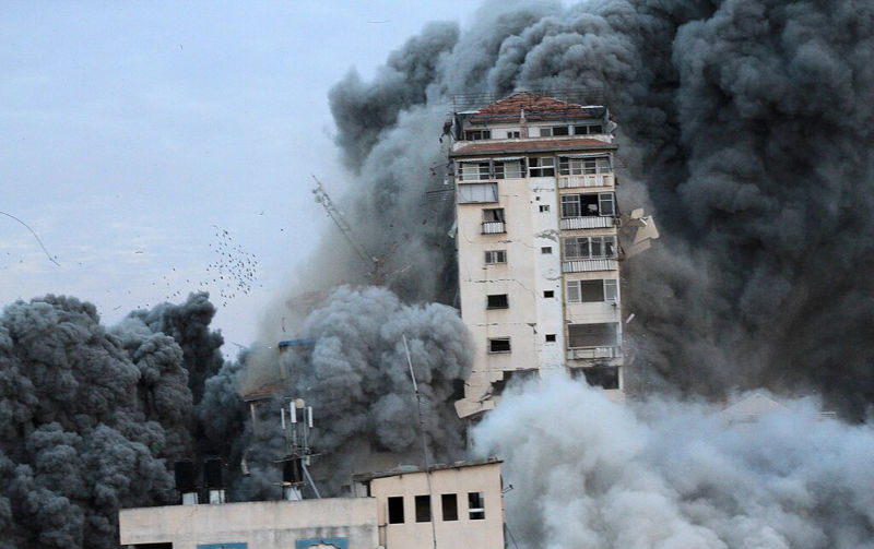 Damage in Gaza Strip during the October 2023