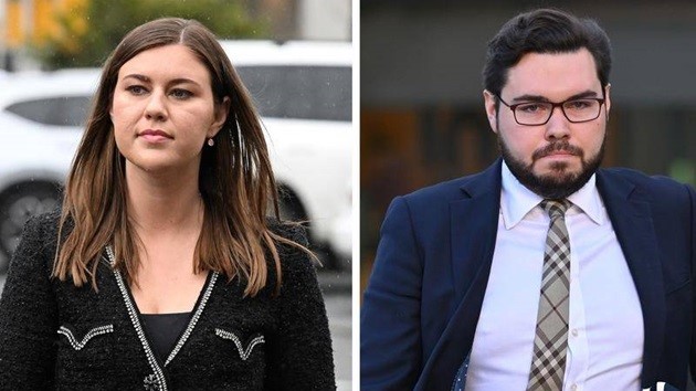 Brittany Higgins and Bruce Lehrmann