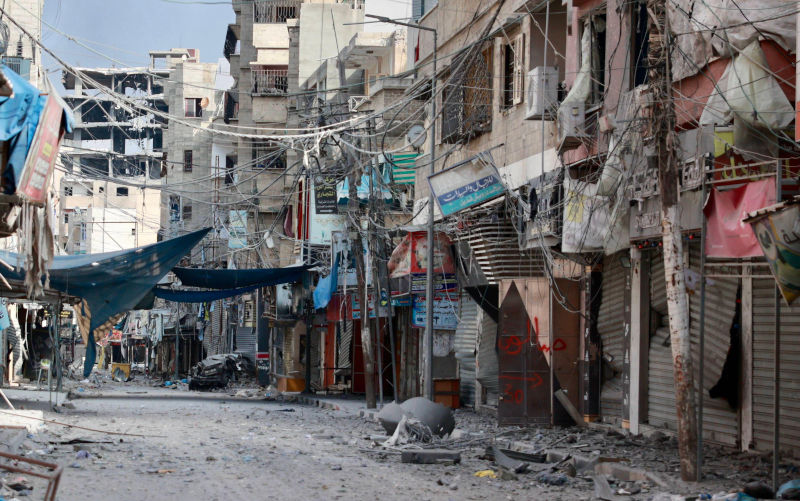 The destruction caused by air strikes on their homes Palestinian citizens inspect the destruction caused by air strikes on their homes on December 12, 2023 in Khan Yunis, Gaza. Image: Alamy/ Bashar Taleb apaimages Khan Yunis Gaza Strip Palestinian Territory 121223_KhanYunis_BT_005.jpeg Copyright: xapaimagesxBasharxTalebxapaimagesx The destruction caused by air strikes on their homes Palestinian citizens inspect the destruction caused by air strikes on their homes on December 12, 2023 in Khan Yunis, Gaza. Image: Alamy/ Bashar Taleb apaimages Khan Yunis Gaza Strip Palestinian Territory 121223_KhanYunis_BT_005.jpeg Copyright: xapaimagesxBasharxTalebxapaimagesx