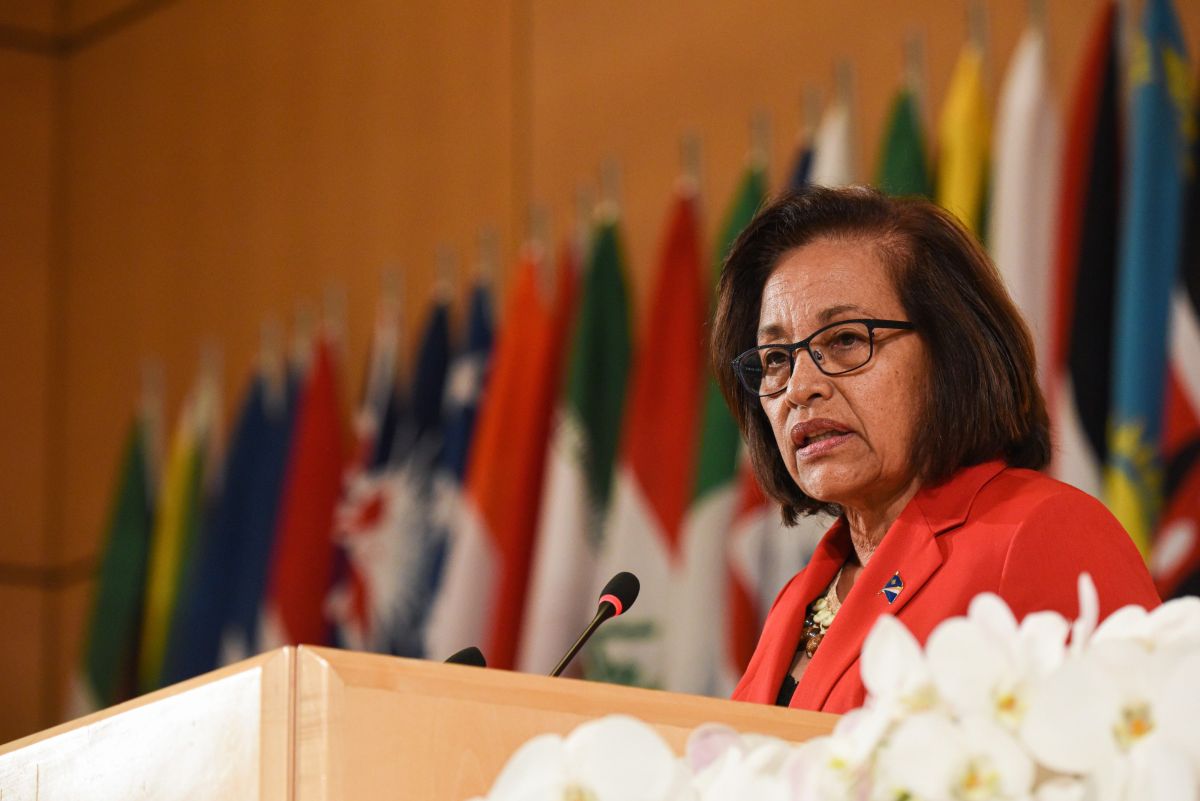 Former Marshallese President Hilda Heine 