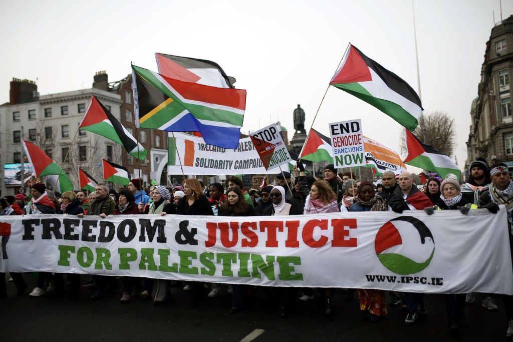 Dublin protest for Gaza