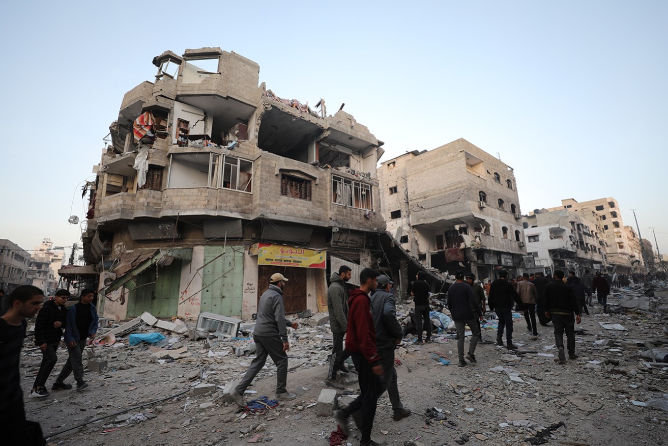 Israeli warplanes had hammered the Gaza Strip's north while its bombardment of the southern city of Rafah has reportedly killed an aid worker.