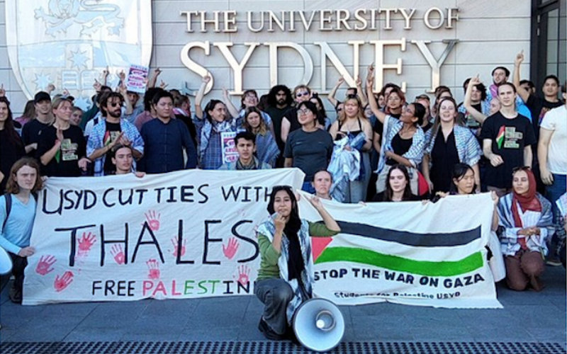 Sydney Uni Gaza protests